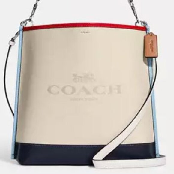 2-Fer Mollie Bucket Bag in Colorblock w/matching wallet - Picture 1 of 14